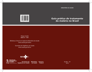Guia prático de tratamento da malária no Brasil