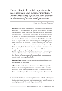 Financeirização do capital e questão social no contexto do novo