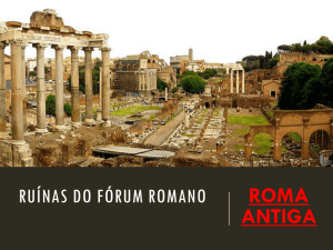 Ruínas do Fórum Romano