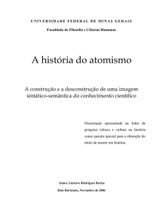 PDF: A história do atomismo , A construção e a