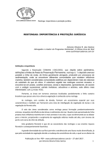 importância e proteção jurídica. Publicação on line PDF