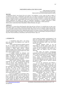 167 1. INTRODUÇÃO A Insuficiência Renal (IR) é uma