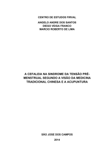 a cefaleia na sindrome da tensão pré