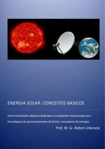 energia solar: conceitos basicos