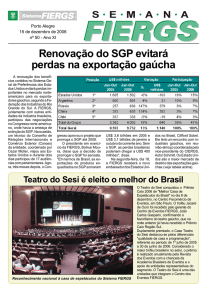 Renovação do SGP evitará perdas na exportação gaúcha