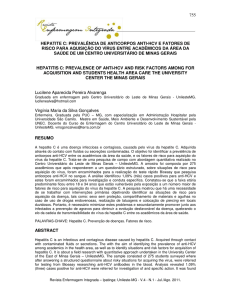 755 hepatite c: prevalência de anticorpos anti-hcv e