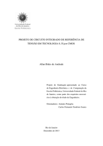 Projeto de Circuito Integrado de Referência de Tensão em