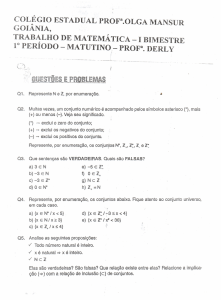 Trabalho de Matemática ( Primeira parte -PDF)