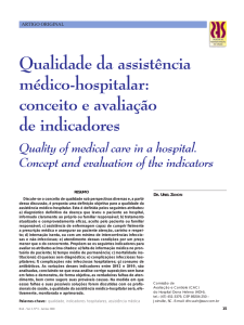 Qualidade da assistência médico-hospitalar: conceito e