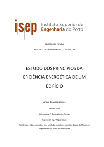 estudo dos princípios da eficiência energética de um edifício