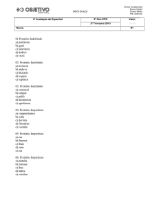 01.Pretérito Indefinido a) perdieron b) gané c) asististeis d) dedicó e