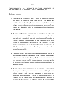 31/08/2007 - Discurso do Presidente do BC, Henrique Meirelles, no