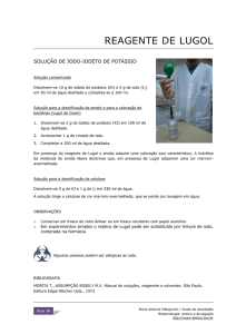 56 Preparação do reagente de Lugol PDF - BioTecnologia
