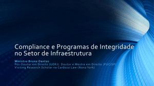 Compliance e Programas de Integridade no Setor de Infraestrutura
