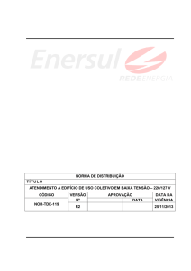 NOR-TDE-119 - Atendimento A Edifício De Uso Coletivo