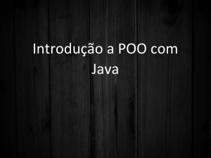 Introdução a POO com Java