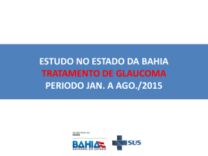 Estudo Tratamento Glaucoma 2015