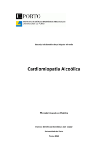 Cardiomiopatia Alcoólica - Repositório Aberto da Universidade do
