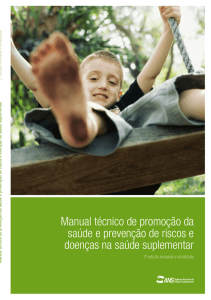 Manual técnico de promoção da saúde e prevenção de riscos