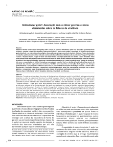 ARTIGO DE REVISÃO Helicobacter pylori: Associação