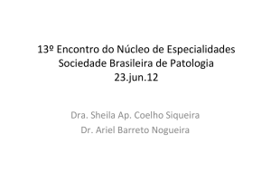 13º Encontro do Núcleo de Especialidades Sociedade Brasileira de