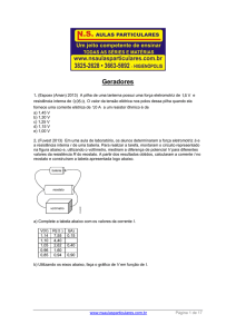 Geradores - NS Aulas Particulares