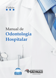 Manual de Odontologia Hospitalar - Secretaria de Estado da Saúde