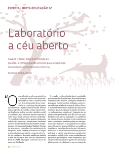 Laboratório a céu aberto - Revista Pesquisa Fapesp