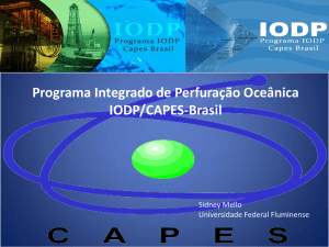 Programa Integrado de Perfuração Oceânica IODP/CAPES