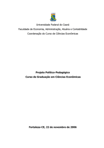 Universidade Federal do Ceará Faculdade de Economia