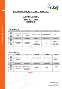 Direito – Centro Cívico (Noturno)