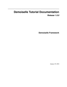 Demoiselle Tutorial Documentation