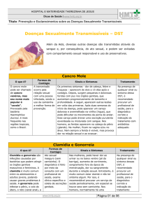 Doenças Sexualmente Transmissíveis