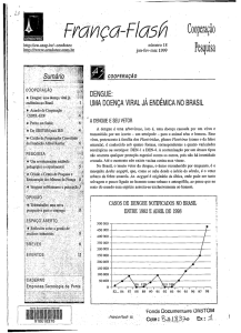 Dengue : uma doença viral jà endêmica no Brasil