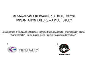mir-142-3p as a biomarker of blastocyst implantation failure – a pilot