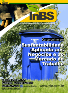 As preocupa#U00e7#U0.. - Instituto Brasileiro de Sustentabilidade