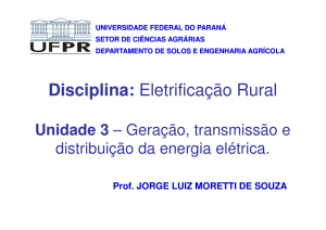 2 Geração de energia elétrica - Universidade Federal do Paraná