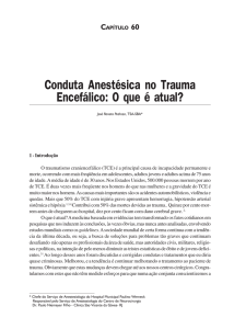 Conduta anestésica no trauma encefálico