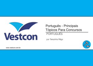 Português - Principais Tópicos Para Concursos