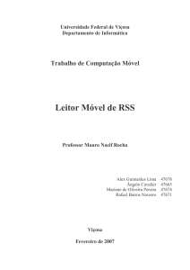 Leitor Móvel de RSS