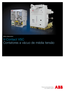 V-Contact VSC Contatores a vácuo de média tensão