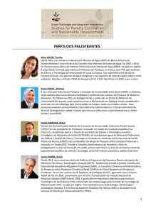 perfis dos palestrantes - Academia Brasileira de Ciências