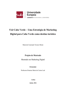 Visit Cabo Verde – Uma Estratégia de Marketing Digital para Cabo