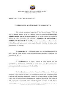 Inquérito Civil: 031/2004 - Ministério Público do Estado de Mato