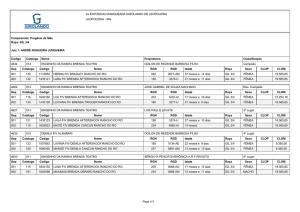 Resultados - Progênie de Mãe 34