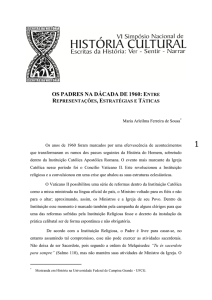 Os padres na década de 1960 - GT Nacional de História Cultural