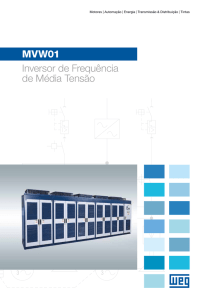 MVW01 Inversor de Frequência de Média Tensão