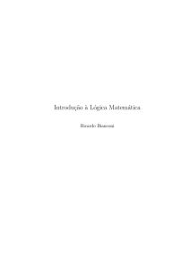 Introduç˜ao `a Lógica Matemática - IME-USP