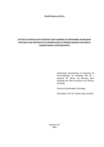 estudo da disfagia em pacientes com tumores de orofaringe