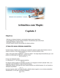 Aritmética com Maple